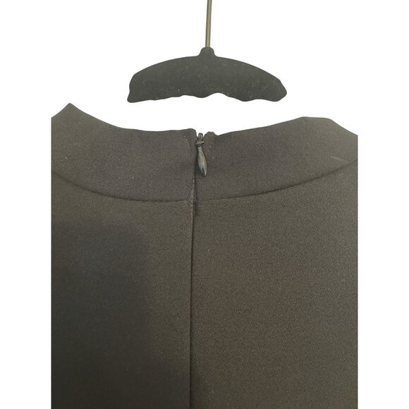 NWT The Vanity Room L Black Sleeveless Tie-Neck Romper - Picture 5 of 15